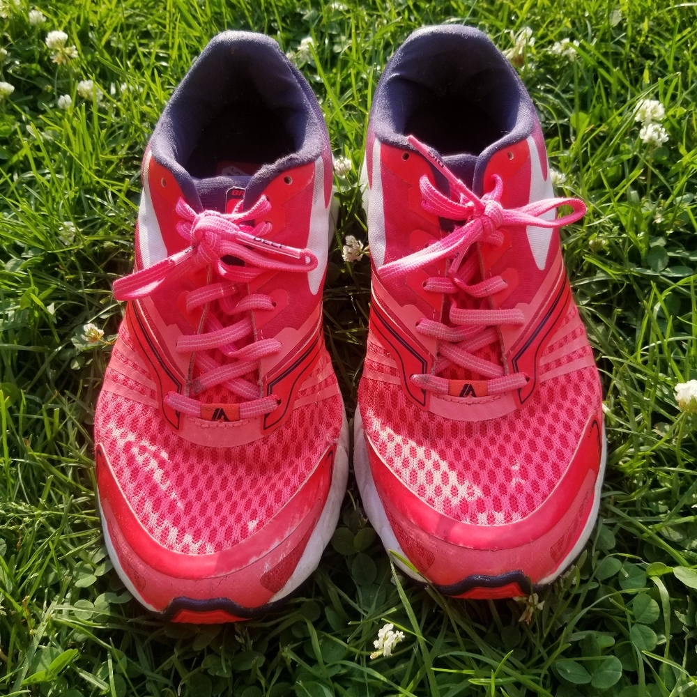 Brooks running shoe hot pink